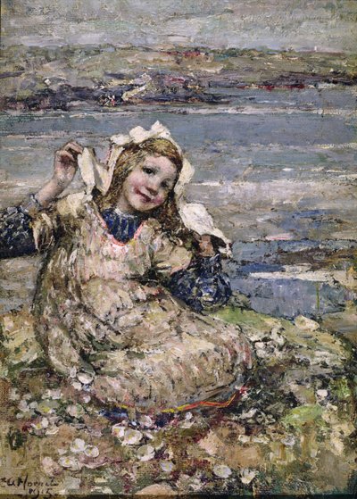 U moře (olej na plátně) od Edward Atkinson Hornel