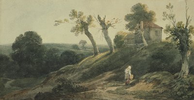 Krajina s chatou od Edward Bird