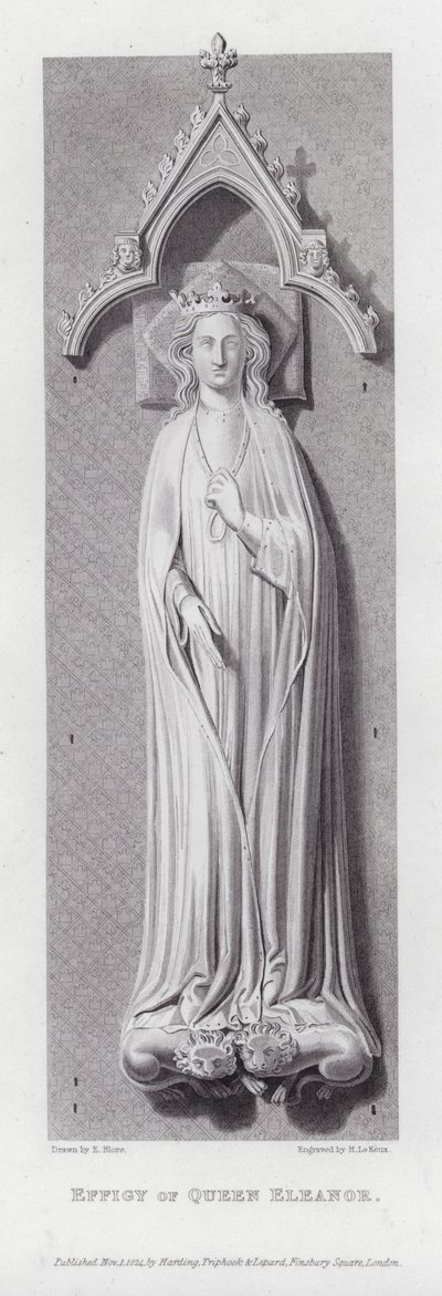 Podobizna královny Eleanor (rytina) od Edward Blore