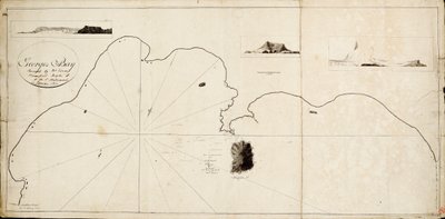 Zátoka svatého Jiří, kterou prozkoumal Edward Bransfield, kapitán lodi HMS 