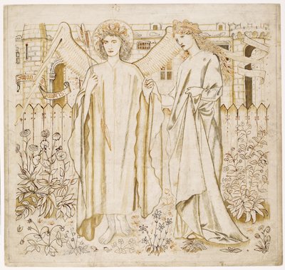 Chaucerova 'Legenda o dobrých ženách' - Amor a Alcestis od Edward Burne-Jones