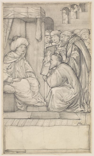 Chaucerův Příběh muže zákonů - design od Edward Burne-Jones