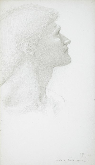 Hlava muže od Edward Burne-Jones
