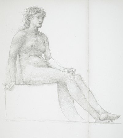 Nohy nahé ženy od Edward Burne-Jones