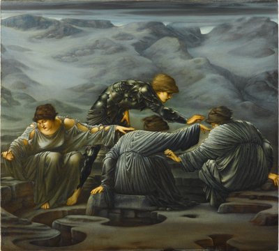Perseus a Graie od Edward Burne-Jones