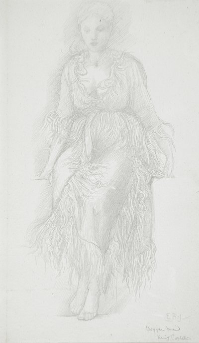 Sedící žena od Edward Burne-Jones