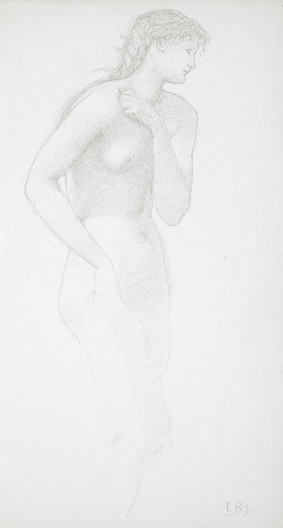 Stojící ženský akt od Edward Burne-Jones