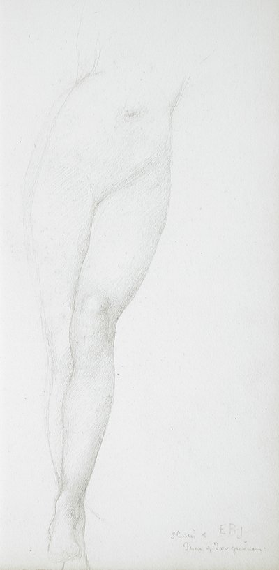 Studie ženských nohou od Edward Burne-Jones