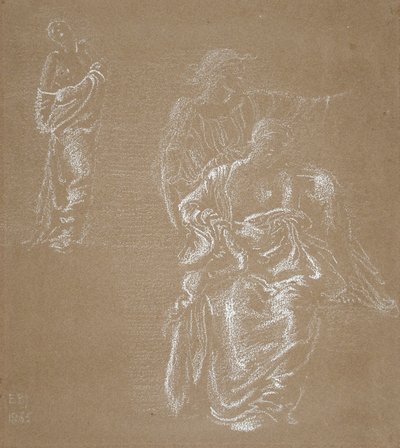 Tři postavy od Edward Burne-Jones