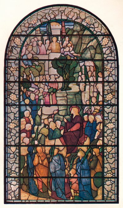 Christs Entry into Jerusalem, Window in Church of St. Peter, Vere Street, London, c1883 od Edward Burne Jones