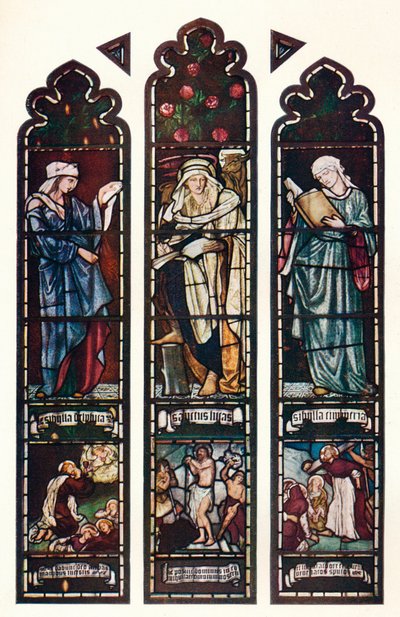 Sibyl Window, Jesus College Chapel, Cambridge, c1872 od Edward Burne Jones