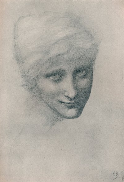 Studie mořské panny, V hlubinách moře, 1886 od Edward Burne Jones
