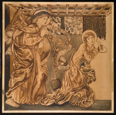 Zvěstování od Edward Burne Jones
