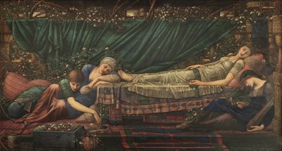 Legenda o Briar Rose: Šípková Růženka, 1885-1890. od Edward Burne Jones
