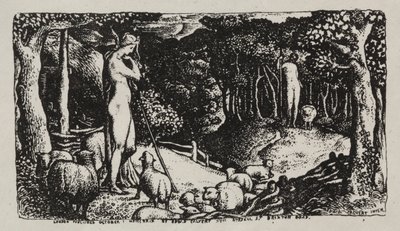 Ideální pastorační život, 1829. od Edward Calvert
