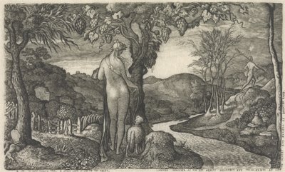 Nevěsta, 1828 (čárová rytina) od Edward Calvert