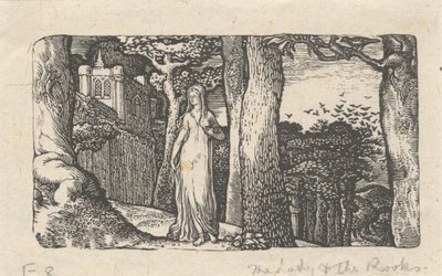 Dáma a věže od Edward Calvert