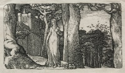 Dáma a věže, 1829. od Edward Calvert