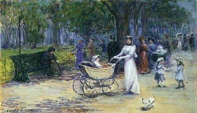 Promenáda (akvarel) od Edward Charles Clifford