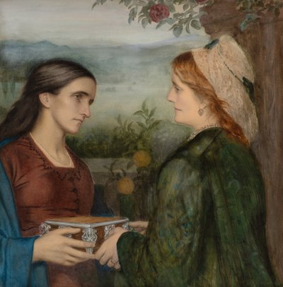 Dárek (akvarel) od Edward Clifford