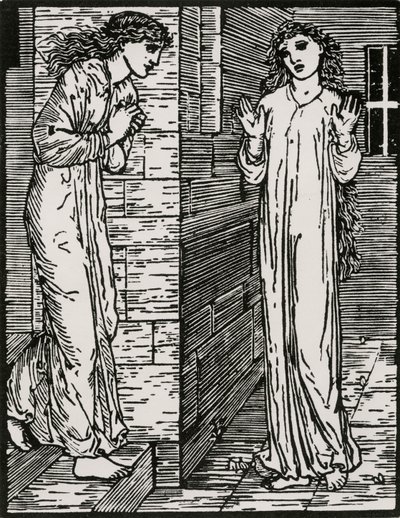 Přichází k První sestře od Edward Coley (after) Burne Jones