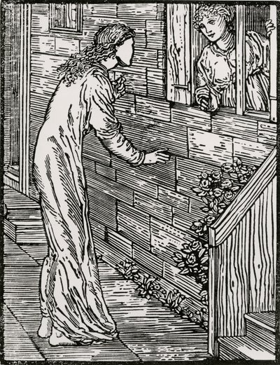 Přichází do druhého od Edward Coley (after) Burne Jones