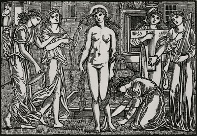 Venušin dvůr od Edward Coley (after) Burne Jones