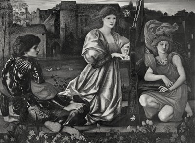 Píseň o lásce od Edward Coley (after) Burne Jones