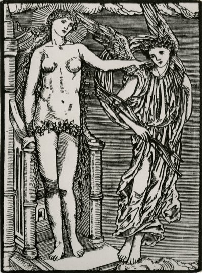 Venuše posílá Amora do Psyché od Edward Coley (after) Burne Jones