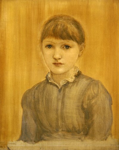 Portrét umělcovy dcery Margaret (olej na plátně) od Edward Coley Burne Jones