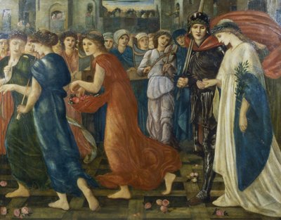St. George and the Dragon: No. 7 The Return od Edward Burne Jones