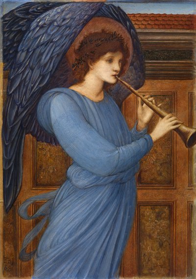 Angel (öljy paneelissa) od Edward Coley Burne-Jones