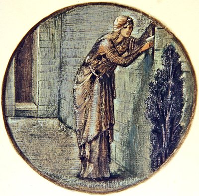 Květinová kniha: XXIV. Wall Tryst od Edward Coley Burne Jones
