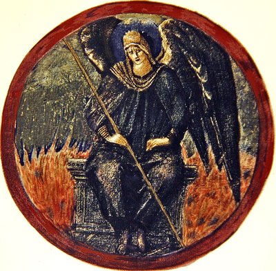 Květinová kniha: XXVII. Černý archanděl od Edward Coley Burne Jones