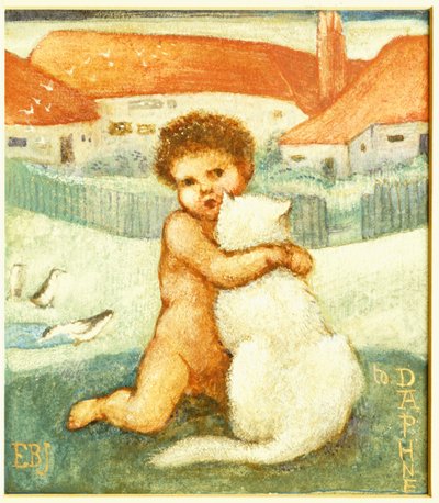 Milující objetí od Edward Burne Jones