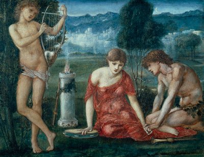 Oběť panenské bláně, 1875 od Edward Burne Jones