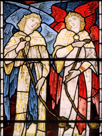 Censing Angels, 1869 (vitráže) od Edward Burne Jones