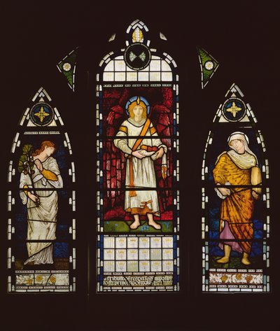 Dorothea a Theophilus, kolem 1861-62 od Edward Burne Jones