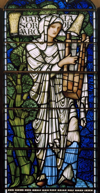 Edinburgh, St Giles Cathedral, Morris & Co., Edward Burne-Jones, Maria, 1886 od Edward Burne Jones
