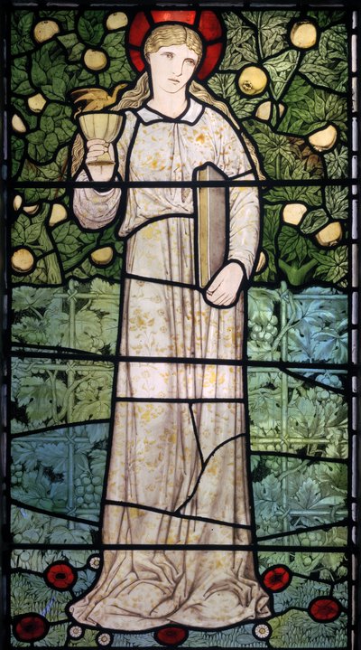 Faith, 1867 (vitráže) od Edward Burne Jones