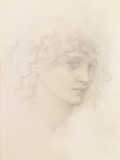 Head of May Morris (tužka) od Edward Burne Jones