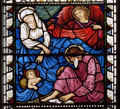 Kirkcaldy Old Kirk, Morris & Co., Edward Burne-Jones, Narození Páně, 1886 od Edward Burne Jones