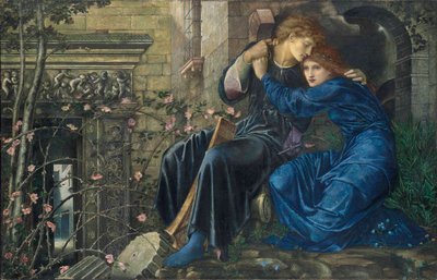 Láska mezi ruinami od Edward Burne Jones