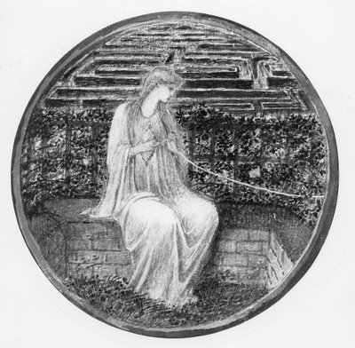 Láska ve spleti, z "Květinové knihy" od Edward Burne Jones