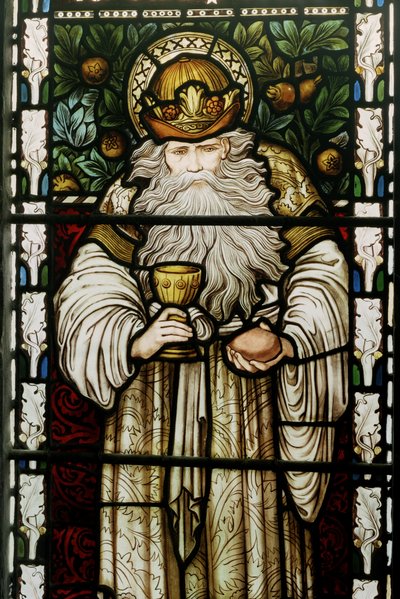 Melchizedek, král Salemu, 1876 (vitráže) od Edward Burne Jones