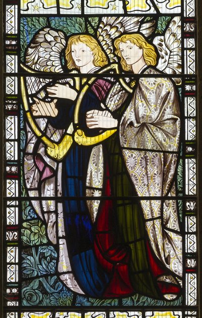 Hudební andělé, 1865 od Edward Burne Jones