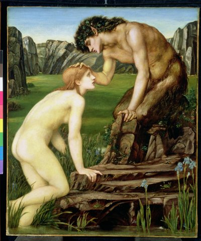 Pan a psychika, 1872-74 od Edward Burne Jones