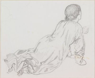 Ležící postava od Edward Burne Jones