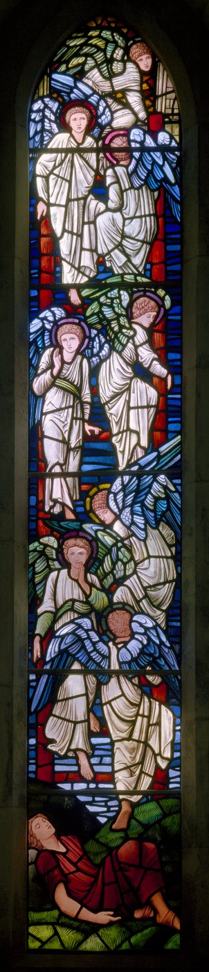 Rottingdean, St Margaret, Morris & Co., Edward Burne-Jones, Jacobs Dream, 1897 od Edward Burne Jones