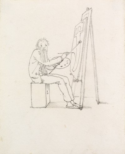Autokarikatura, 1874 od Edward Burne Jones